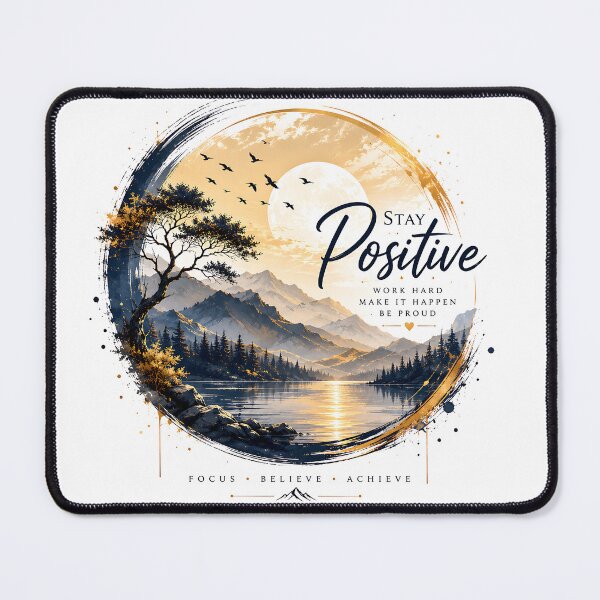 Item preview, Stay Positive Nature Motivation designed and sold by SoulfulStudio.