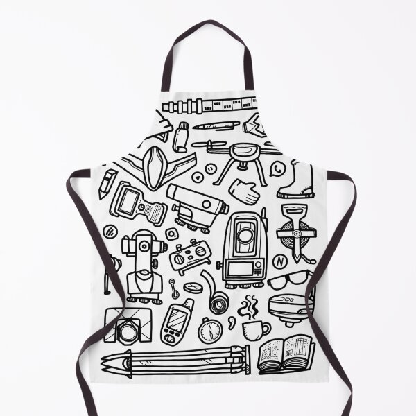 Item preview, SURVEYING HAND DRAWN DOODLE PATTERN designed and sold by AZMTH.