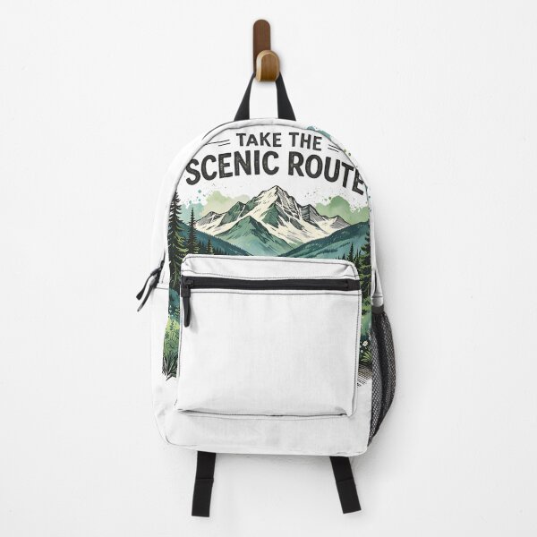 Item preview, Take The Scenic Route Retro Mountain Road Travel Design designed and sold by Spirit of Siam.
