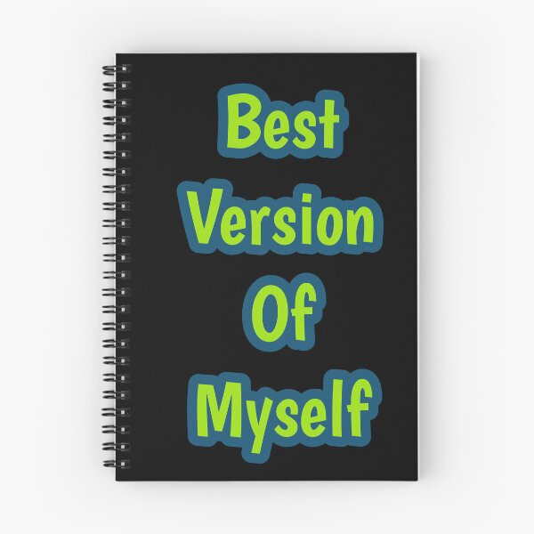 Item preview, Best Version of Myself motivational quote design designed and sold by Swati's Digital Den.