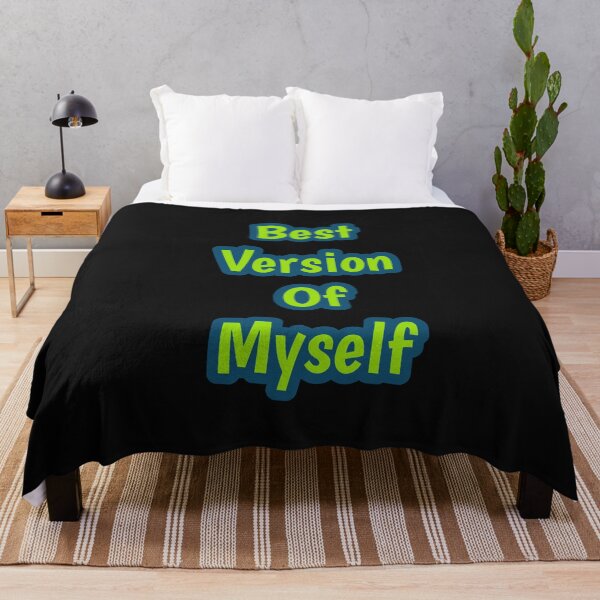 Item preview, Best Version of Myself motivational quote design designed and sold by Swati's Digital Den.
