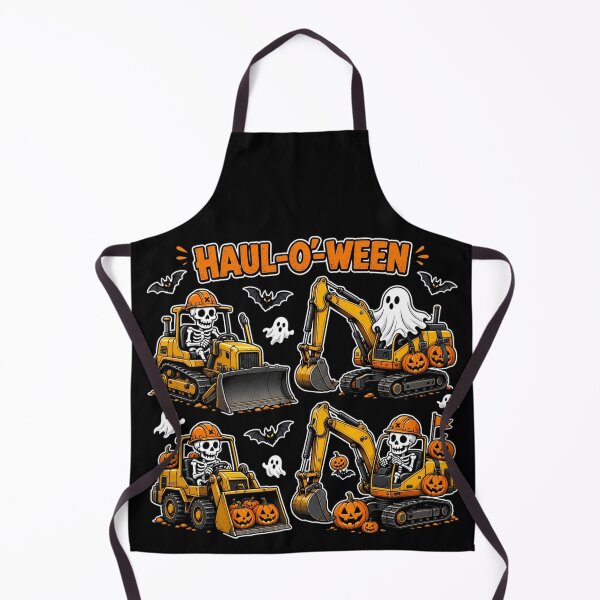 Item preview, Construction Trucks Halloween Costume Spooky Excavator designed and sold by CF_VintageDesign.