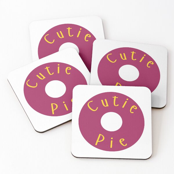 Item preview, Cutie Pie typography design  designed and sold by Swati's Digital Den.