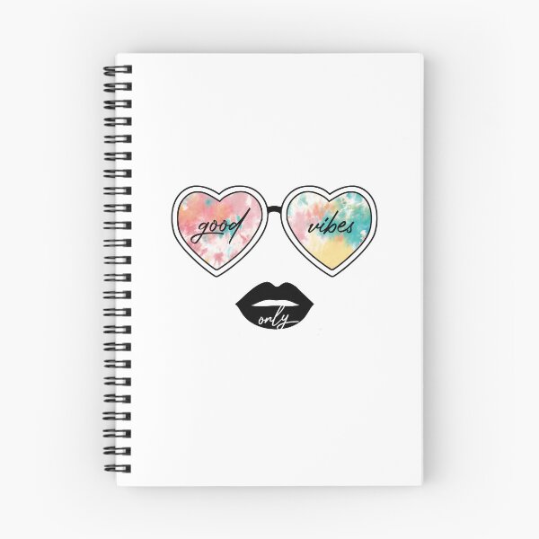 Item preview, Retro Tie Dye Good Vibes Only Heart Sunglasses designed and sold by The secret storage room.