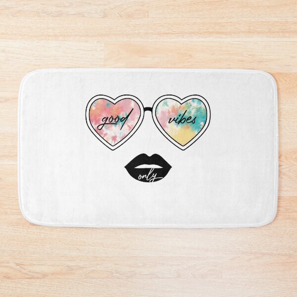 Item preview, Retro Tie Dye Good Vibes Only Heart Sunglasses designed and sold by The secret storage room.