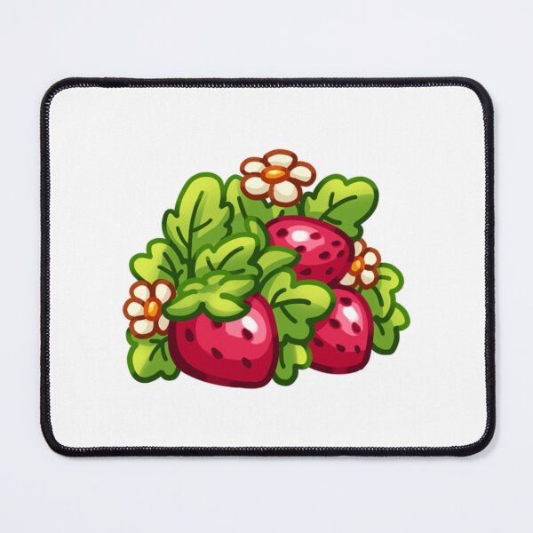 Item preview, Strawberry Hamster Hiding in Green Garden Bush designed and sold by StrawberHamster.