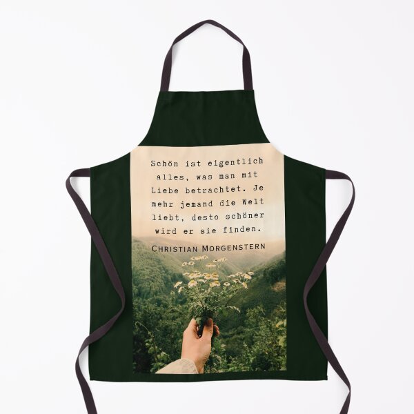 Item preview, Christian Morgenstern: Schön ist eigentlich alles, was man mit Liebe betrachtet. Je mehr jemand die Welt liebt, desto schöner wird er sie finden. designed and sold by artbleed.
