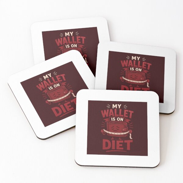 Item preview, Mi billetera está a dieta (frase graciosa sobre el dinero) designed and sold by PrintableArt123.