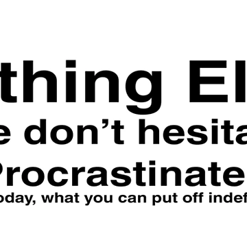 Artwork thumbnail, Procrastination by RARBud