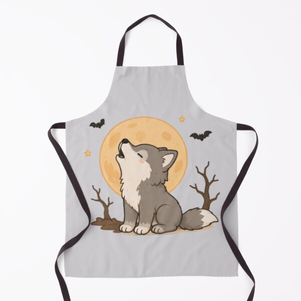Item preview, Cute Spooky Moon Wolf designed and sold by MellowMunchkins.
