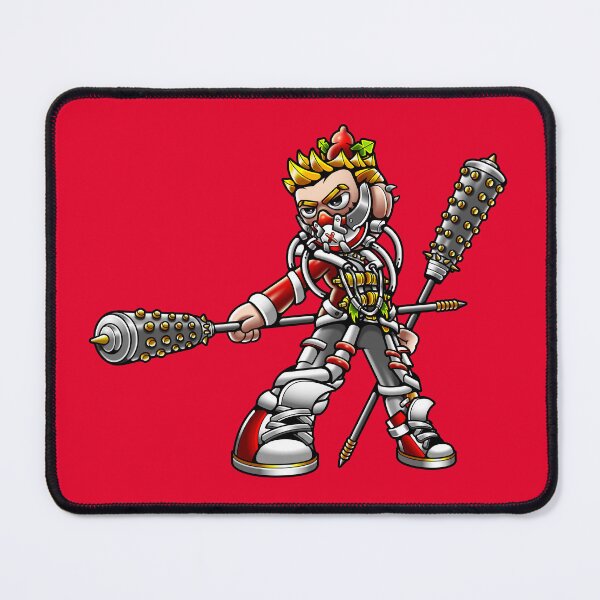 Item preview, Punk Mechanical Warrior Action Pose Illustration designed and sold by Lexkon Liu's art.