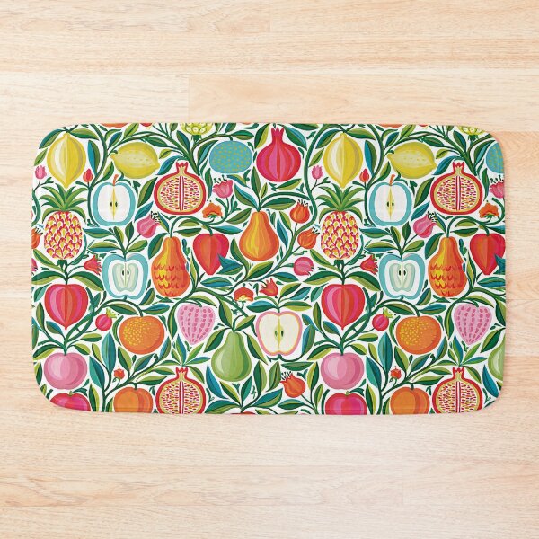Item preview, Colorful Folk Art Fruit & Floral Pattern designed and sold by junkydotcom.