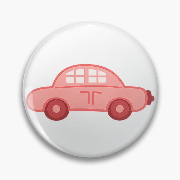 Item preview, Sweet Little Red Car Art designed and sold by Stick It Wear It.