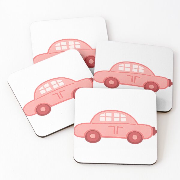 Item preview, Sweet Little Red Car Art designed and sold by Stick It Wear It.