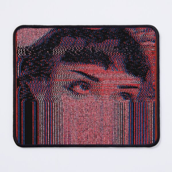 Item preview, Vaporwave Glitch Art Girl red eyes designed and sold by Orbhue.