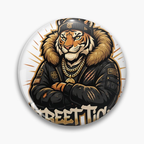 Item preview, Luxury Hip Hop Street Tiger designed and sold by Presshue.