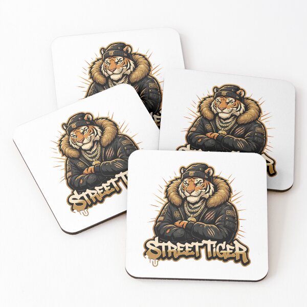 Item preview, Luxury Hip Hop Street Tiger designed and sold by Presshue.