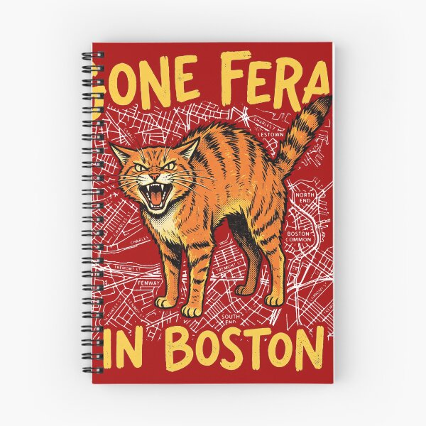 Item preview, Gone Feral In Boston Orange Cat Street Map Apparel designed and sold by AdyKurniawan.