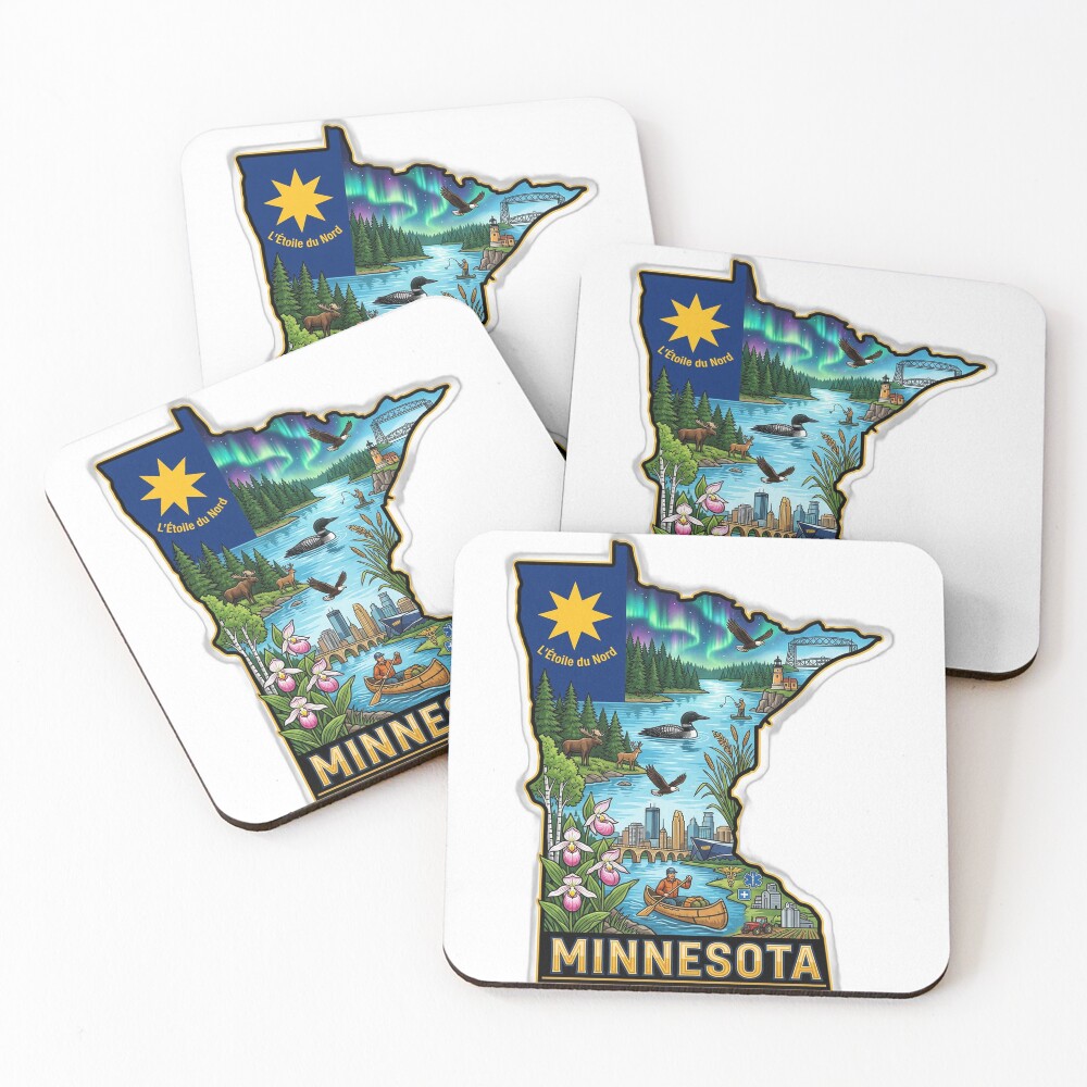 Item preview, Coasters (Set of 4) designed and sold by FunFitsFactory.