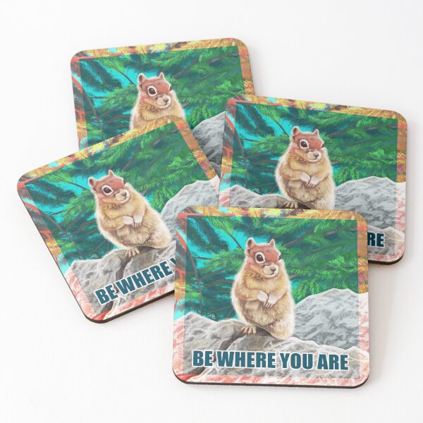 Item preview, Alberta Canadá Squirrel 2 Be where you are designed and sold by Konopikyu.