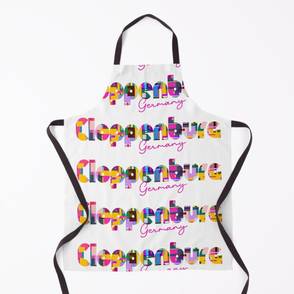 Item preview, Cloppenburg, Germany, Vibrant Abstract City Typography Art designed and sold by Wanderful-roads.