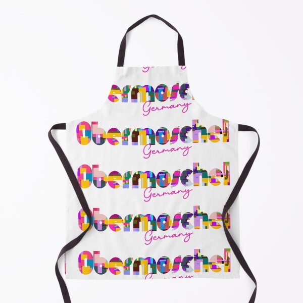 Item preview, Obermoschel, Germany, Vibrant Abstract City Typography Art designed and sold by Wanderful-roads.