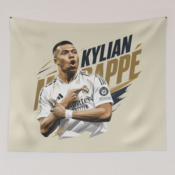 Item preview, Kylian Mbappe - Real Madrid Football Player designed and sold by Sports Boutique.
