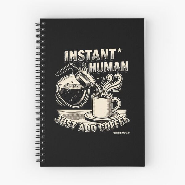 Item preview, Instant Human Just Add Coffee Retro Diner Comic Art designed and sold by AdyKurniawan.