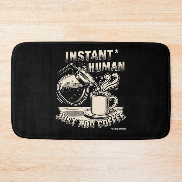 Item preview, Instant Human Just Add Coffee Retro Diner Comic Art designed and sold by AdyKurniawan.