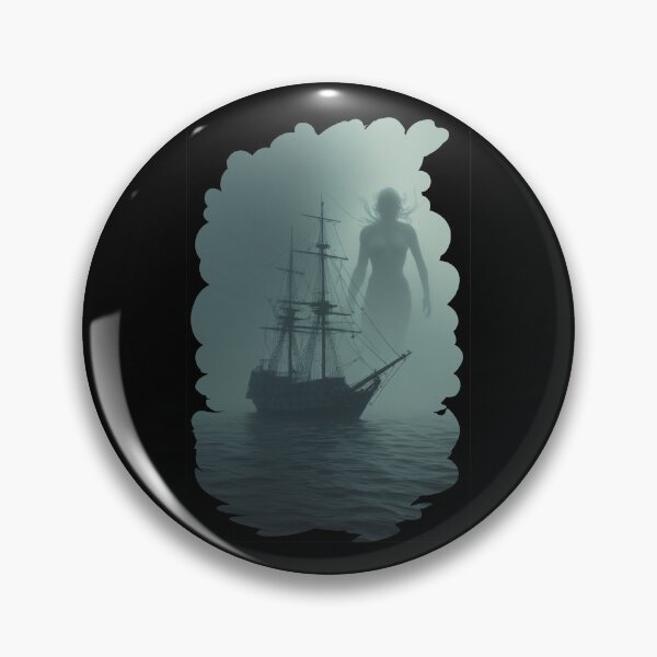Item preview, The Siren in the Mist | Ghost Ship of the Forgotten Sea designed and sold by halibutgoatramb.