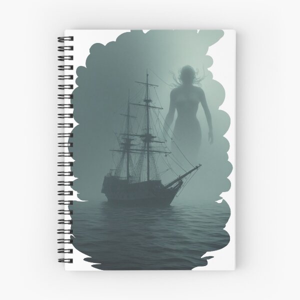 Item preview, The Siren in the Mist | Ghost Ship of the Forgotten Sea designed and sold by halibutgoatramb.