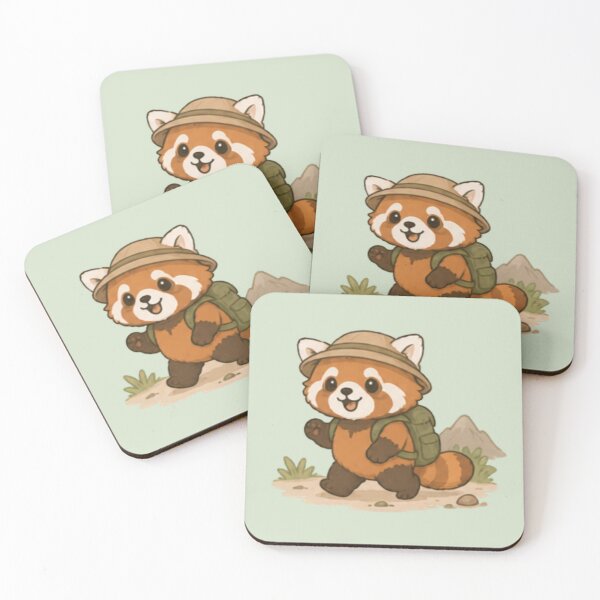 Item preview, Cute Little Red Panda Explorer designed and sold by MellowMunchkins.