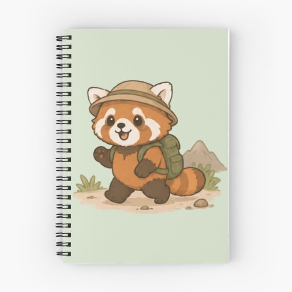 Item preview, Lindo pequeño explorador panda rojo designed and sold by MellowMunchkins.