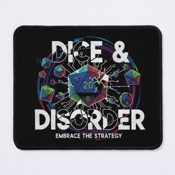 Item preview, Dice & Disorder Tee designed and sold by Hanno0.