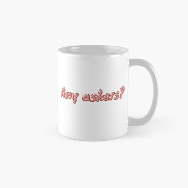 Item preview, Funny Any Askers Red Meme Text designed and sold by DesignsVault.