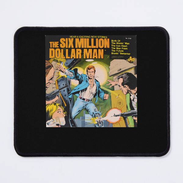 Item preview, Comic Strip Scene Showing a Bionic Man Breaking Steel designed and sold by GOLT23.