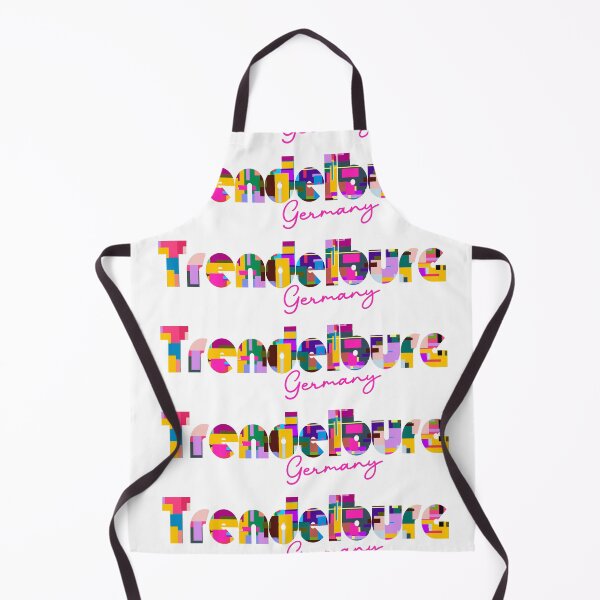 Item preview, Trendelburg, Germany, Vibrant Abstract City Typography Art designed and sold by Wanderful-roads.