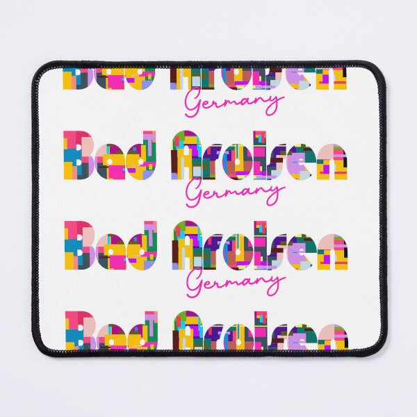 Item preview, Bad Arolsen, Germany, Vibrant Abstract City Typography Art designed and sold by Wanderful-roads.