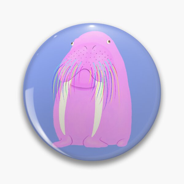 Item preview, Pink  Walrus designed and sold by TamaAnimalArt.