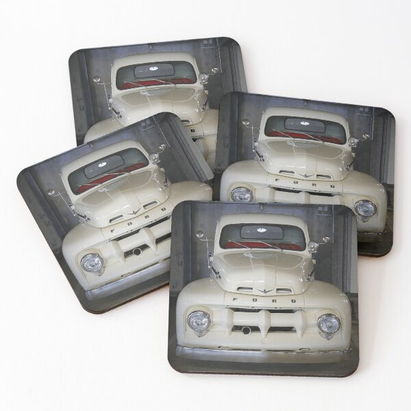 Item preview, 1948 Ford F-1 Pickup - Cream Front View Portrait, First Year F-Series Classic designed and sold by Peter Kraaibeek Art Gallery.