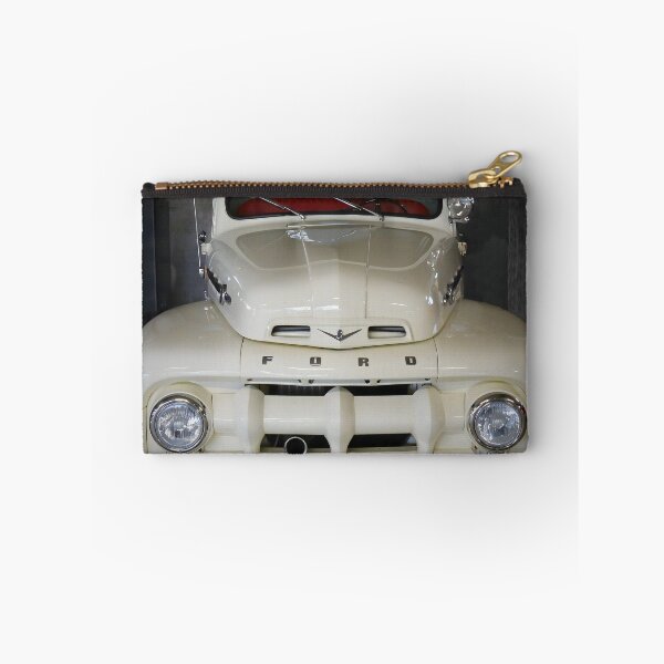 Item preview, 1948 Ford F-1 Pickup - Cream Front View Portrait, First Year F-Series Classic designed and sold by Peter Kraaibeek | Generative Designs and Car Art.