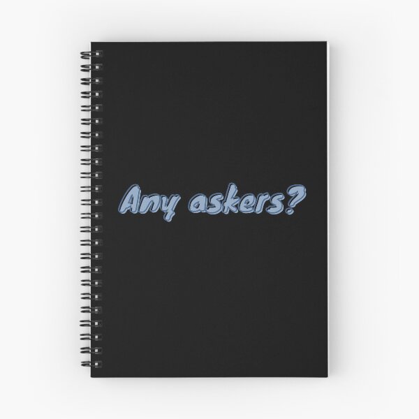 Item preview, Funny Any Askers Blue Meme Text designed and sold by DesignsVault.