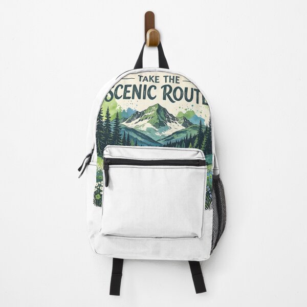 Item preview, Take The Scenic Route Retro Mountain Road Travel Design designed and sold by Spirit of Siam.