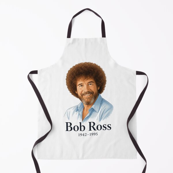 Item preview, Bob Ross Classic Tribute Portrait Fan Art designed and sold by ANiyati.