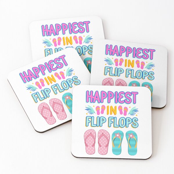 Item preview, Beautiful Colorful Flip Flops with Tropical Summer Vibes – Bright Beach Vacation Design designed and sold by PureHopeStudio.