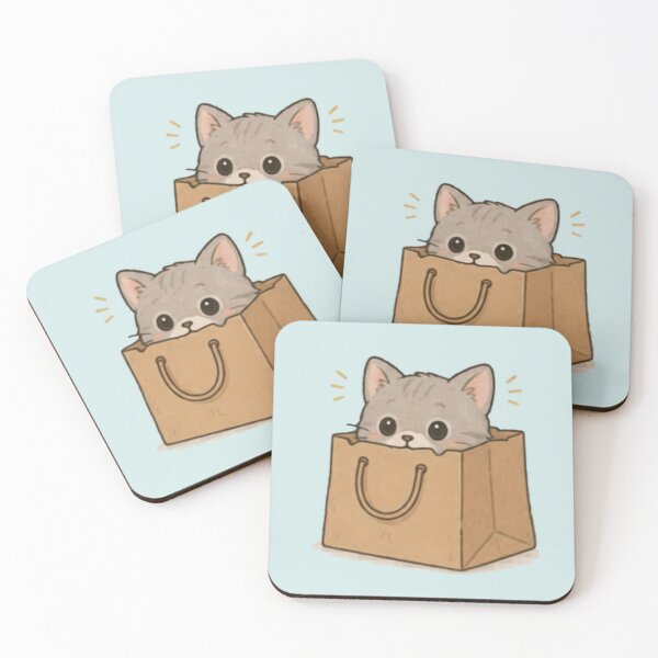 Item preview, Cute Peekaboo Kitten designed and sold by MellowMunchkins.