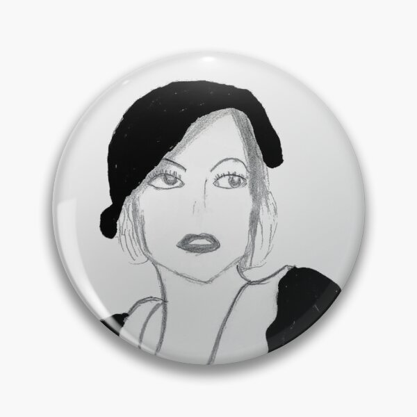 Item preview, Joan Crawford 'Flaemmchen' the stenographer Grand Hotel Drawn Print  designed and sold by GoldenGlimmers.