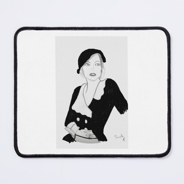 Item preview, Joan Crawford 'Flaemmchen' the stenographer Grand Hotel Drawn Print  designed and sold by GoldenGlimmers.