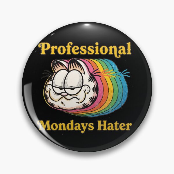 Item preview, Professional Mondays Hater Retro 70s Cat Design designed and sold by AdyKurniawan.