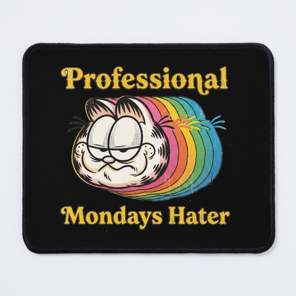 Item preview, Professional Mondays Hater Retro 70s Cat Design designed and sold by AdyKurniawan.